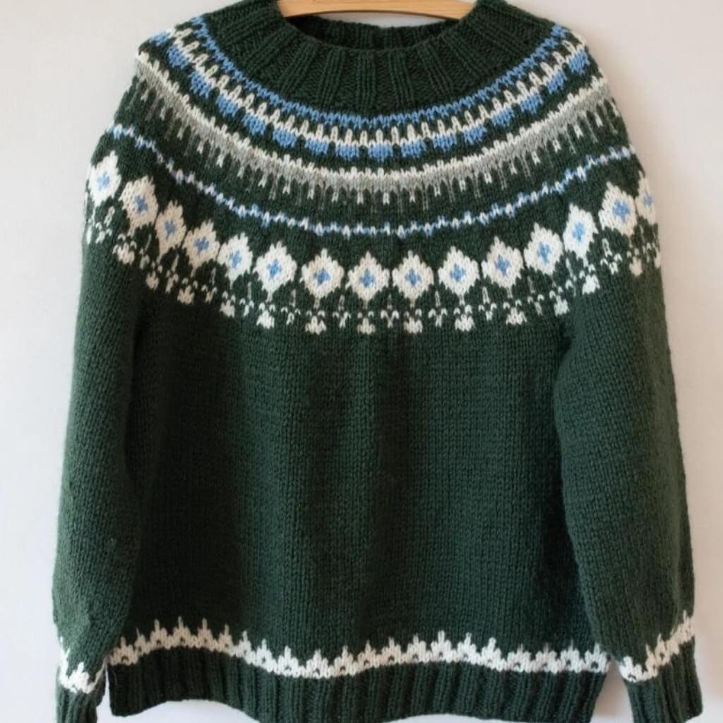 Sandnes Garn Pattern Weihnachtlicher Herren Pullover Strickanleitung - Sandnes Garn (PDF) Lieblingsgarn