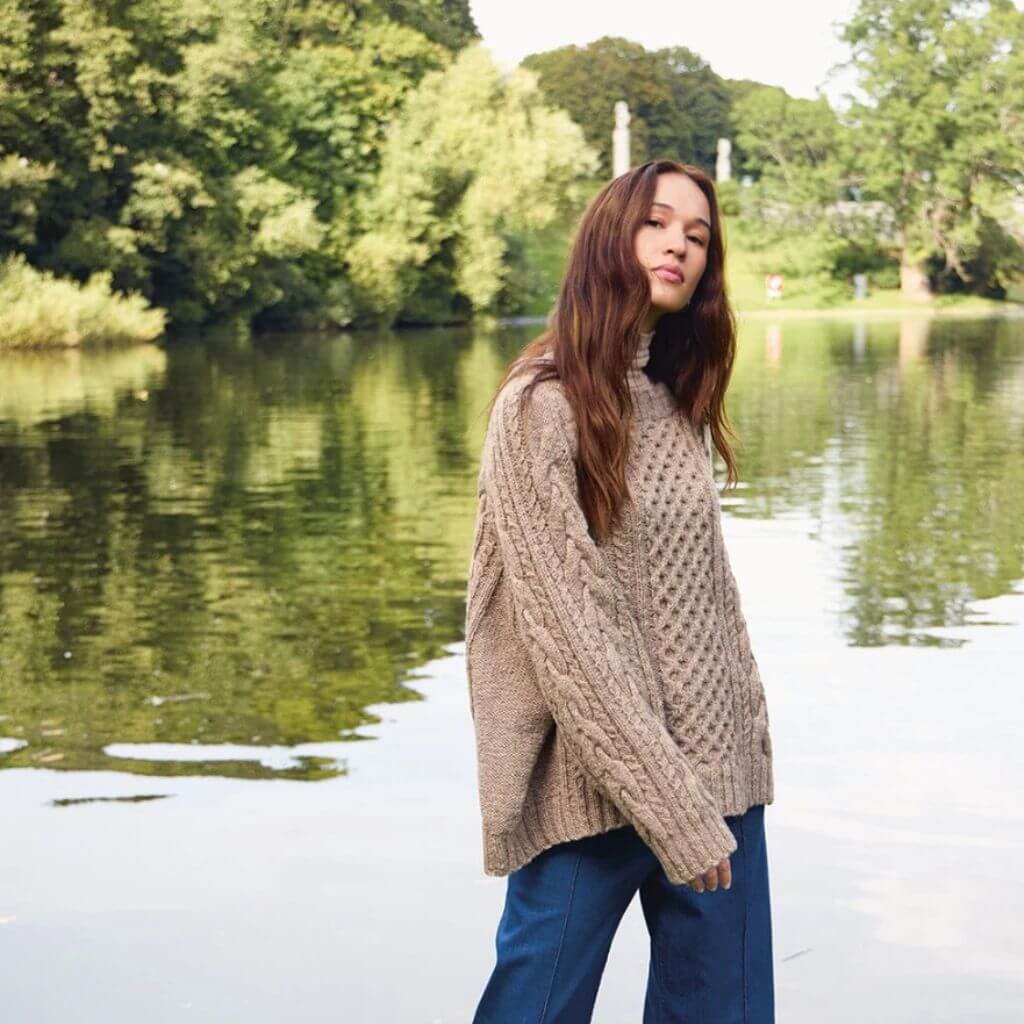 Sandnes Garn Wilbur Cable Sweater Strickanleitung - Sandnes Garn (Heft) Lieblingsgarn