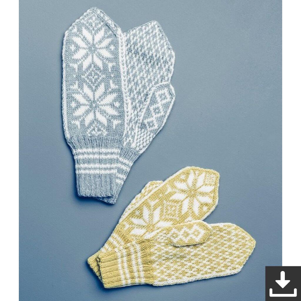 Sandnes Garn Pattern Fäustlinge Selbu Strickanleitung - Sandnes Garn (PDF) Lieblingsgarn
