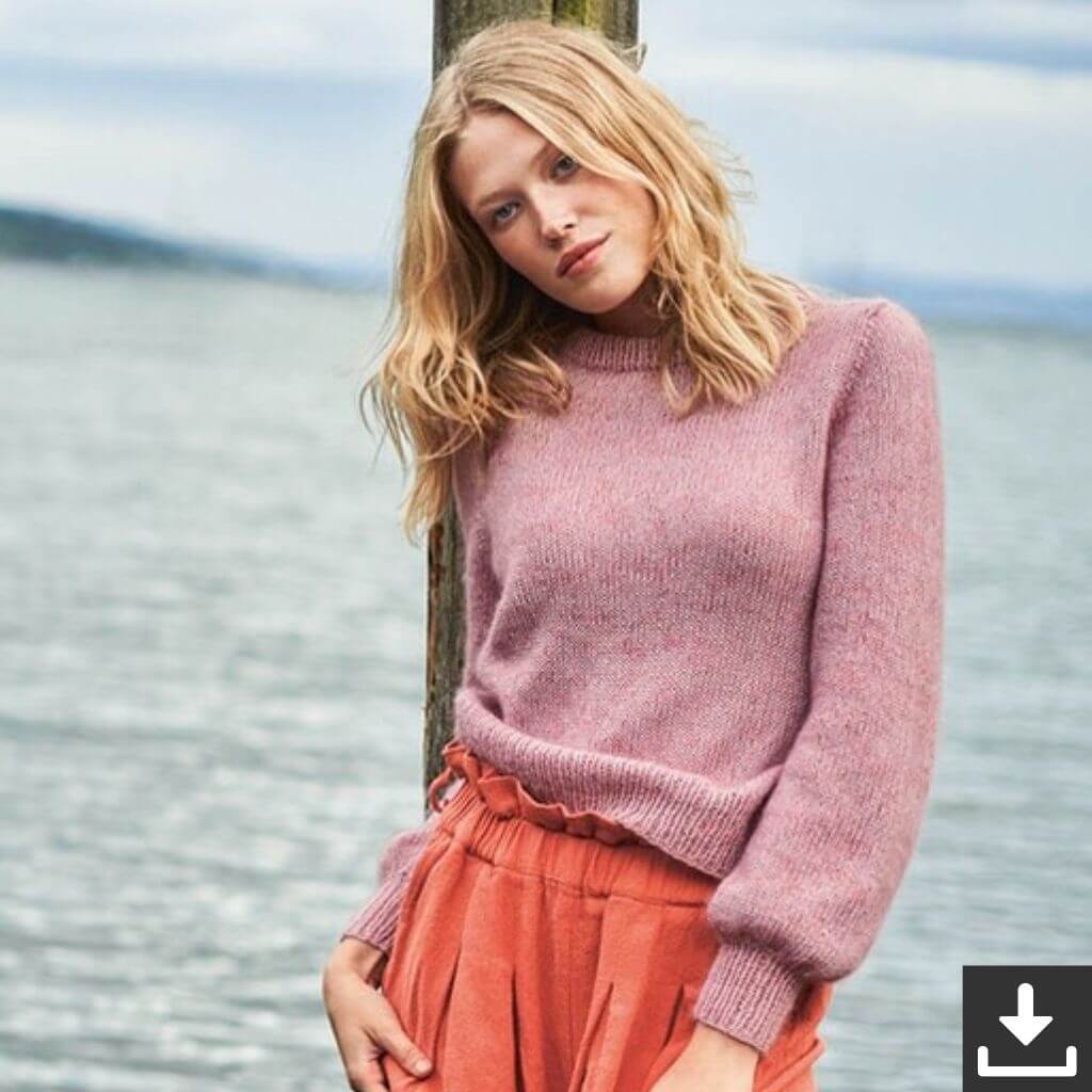 Sandnes Garn Pattern Pullover Basic Sweater 113 Strickanleitung - Sandnes Garn (PDF) Lieblingsgarn