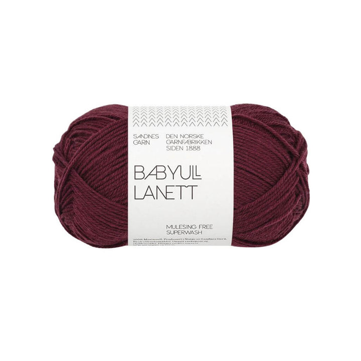 Sandnes Garn 4372 - deep burgundy Sandnes Garn Babyull Lanett - 50g Lieblingsgarn