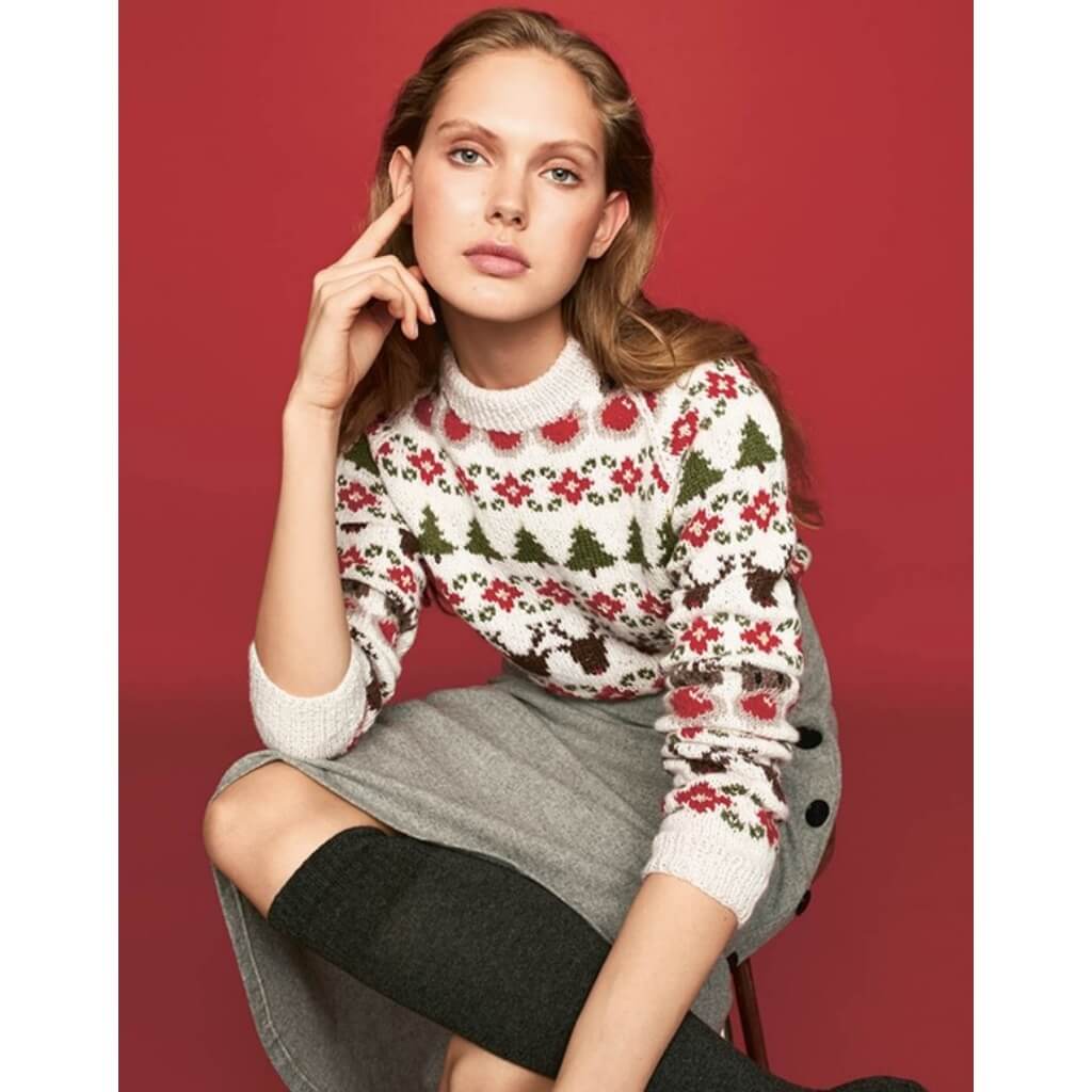Sandnes Garn Pattern Weihnachtspullover mit Ornamenten Strickanleitung - Sandnes Garn (PDF) Lieblingsgarn
