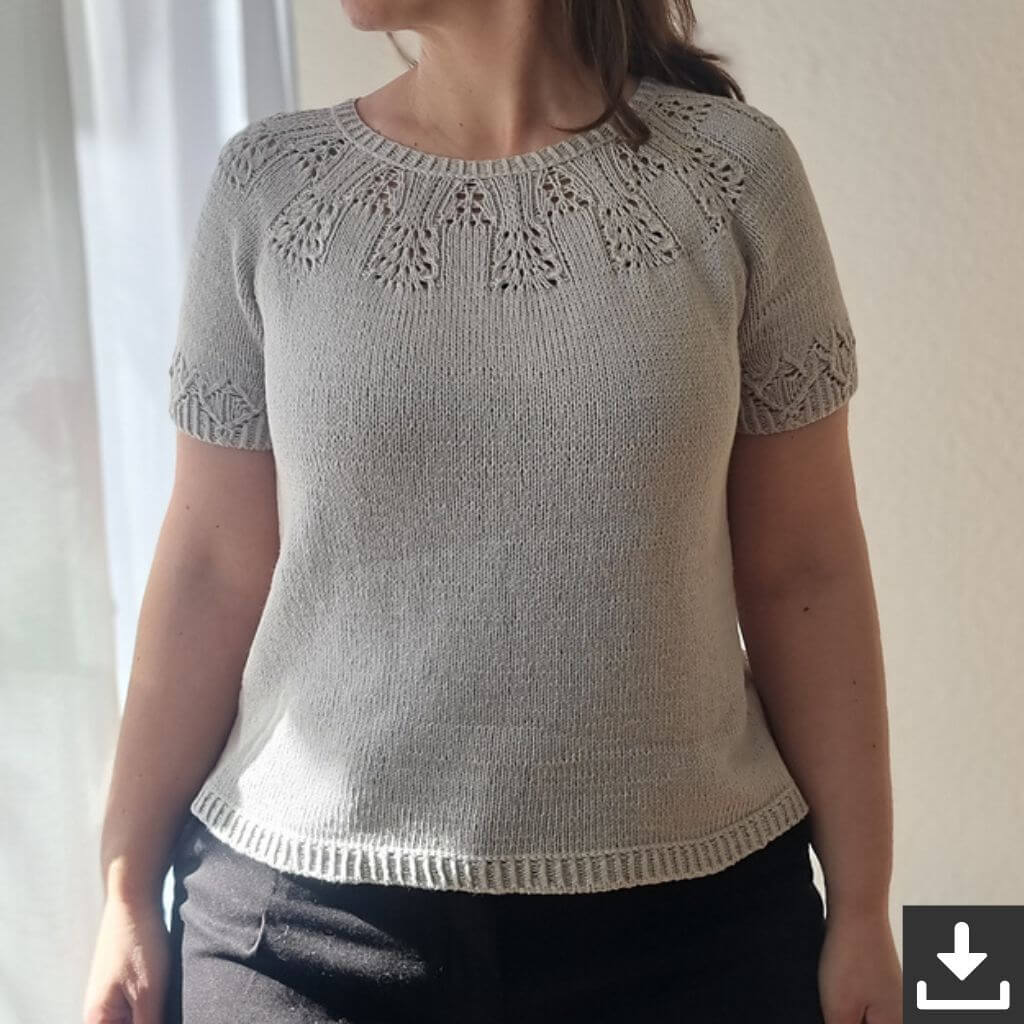 Miene Knits Saris Tee Strickanleitung - Miene Knits (PDF) Lieblingsgarn