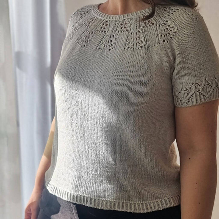 Miene Knits Saris Tee Strickanleitung - Miene Knits (PDF) Lieblingsgarn