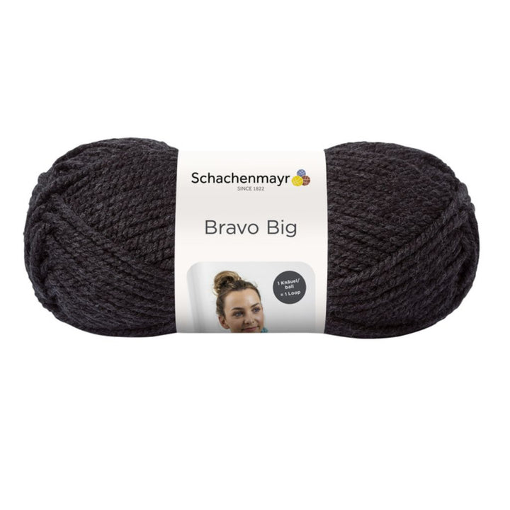 Schachenmayr 198 - Anthrazit Meliert Schachenmayr Bravo Big 200g Lieblingsgarn