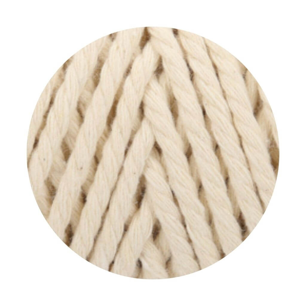 Schachenmayr 0002 - Cream Schachenmayr Macramé 3 mm Lieblingsgarn