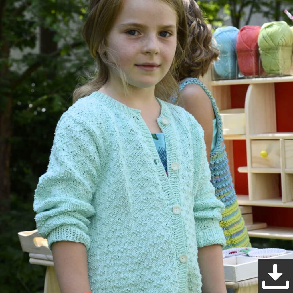 Schachenmayr Pattern Mädchen-Jacke Strickset - Schachenmayr (PDF) Lieblingsgarn