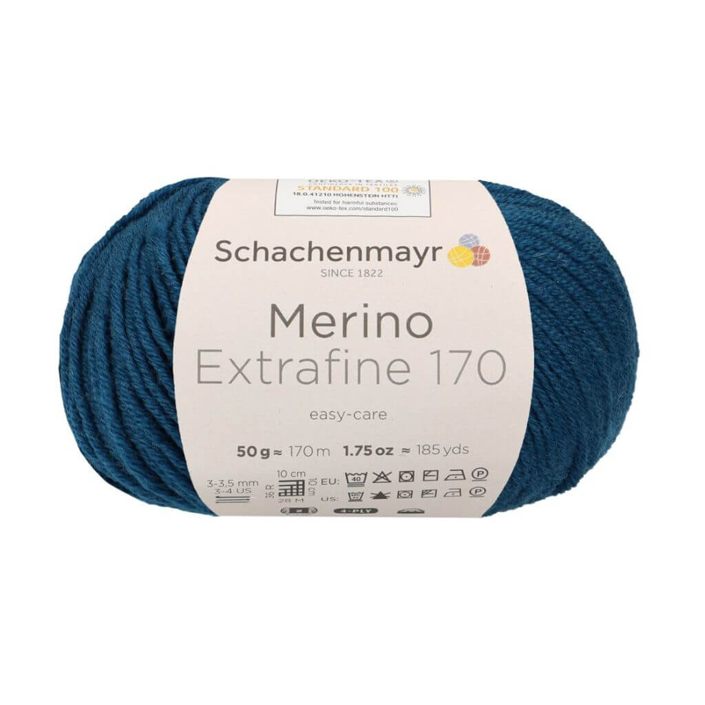 Schachenmayr Merino Extrafine 170 64 - Teal Lieblingsgarn