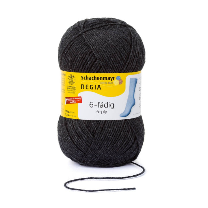 Schachenmayr 522 - Anthrazit Schachenmayr Regia 6-Fädig 150g Lieblingsgarn