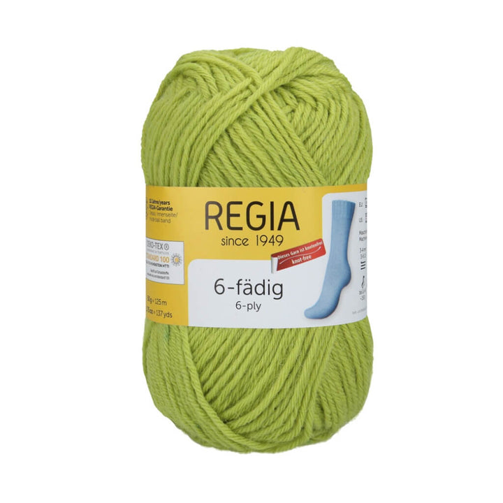 Schachenmayr 1056 - Limette Schachenmayr Regia 6-fädig Sockenwolle 50g Lieblingsgarn