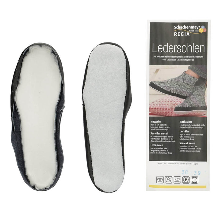 Schachenmayr Regia Hüttenschuhsohlen - Ledersohlen