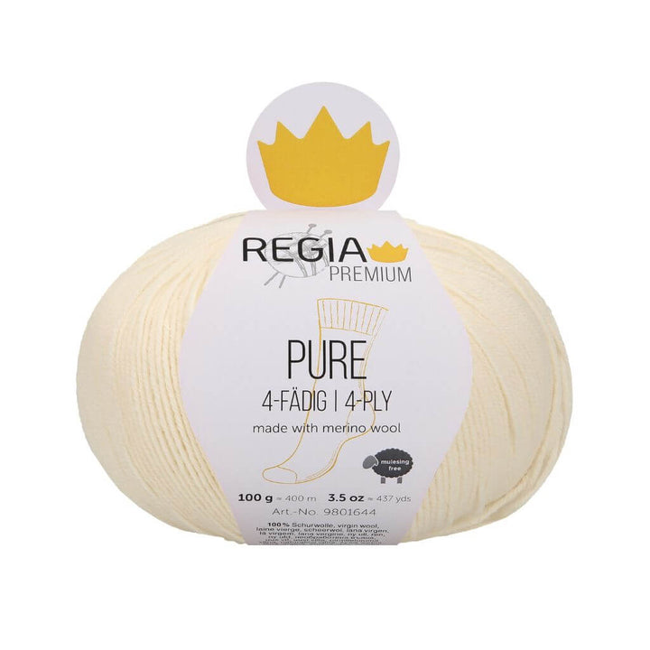 Schachenmayr 2 - Cream Schachenmyar Regia Pure 4-fädig Lieblingsgarn