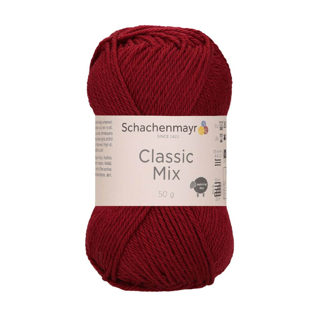 Schachenmayr 33 - Burgundy Schachenmayr Classic Mix 50g Lieblingsgarn