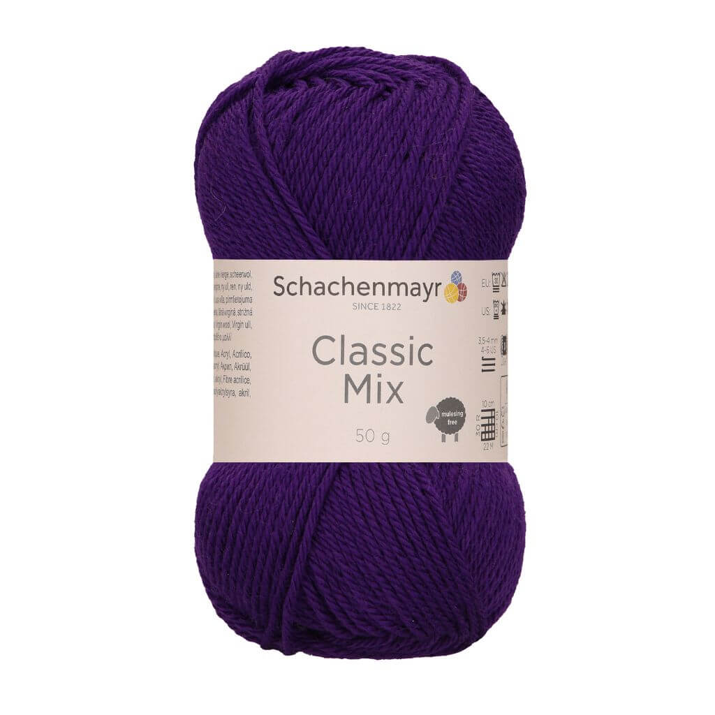 Schachenmayr 49 - Purple Schachenmayr Classic Mix 50g Lieblingsgarn