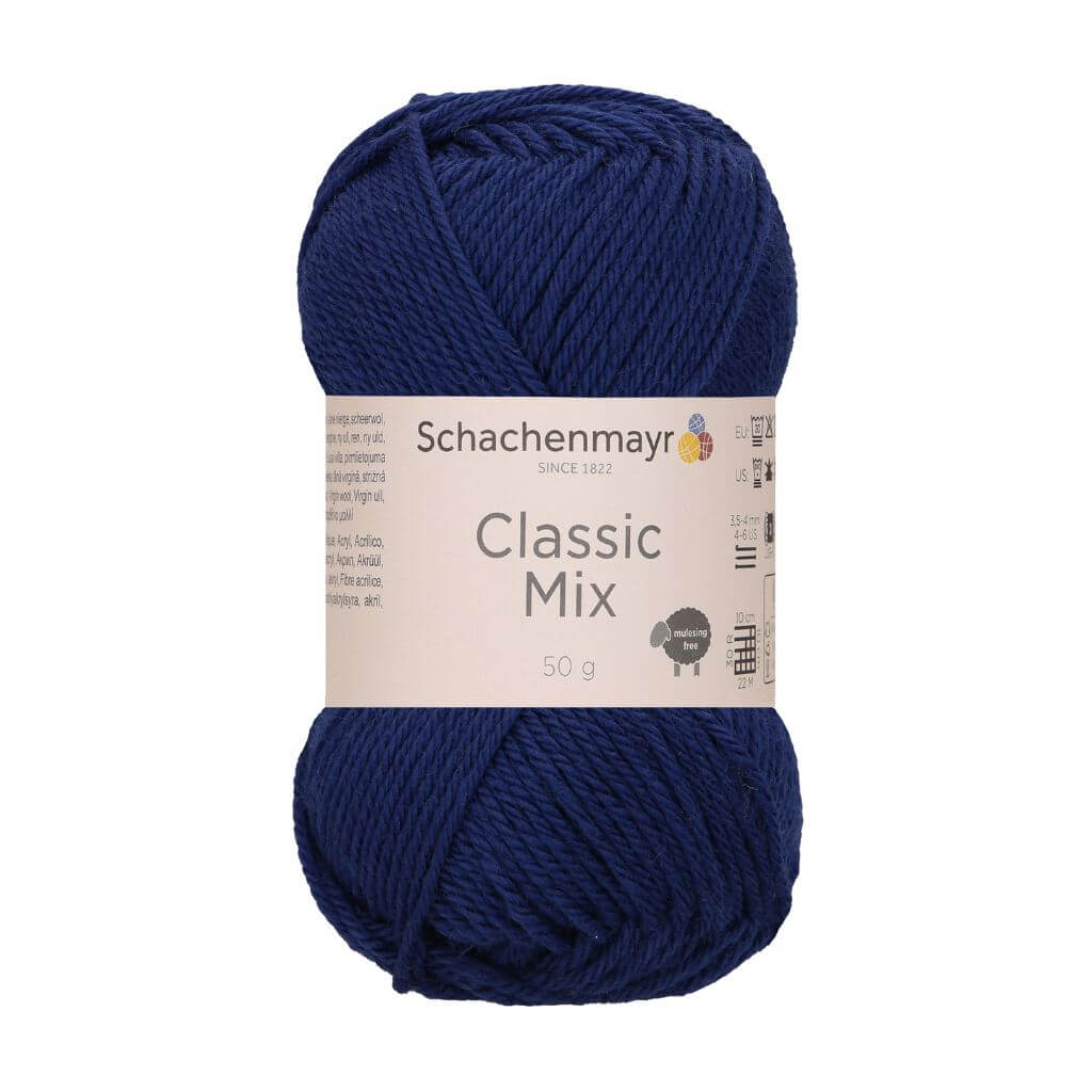 Schachenmayr 50 - Navy Schachenmayr Classic Mix 50g Lieblingsgarn