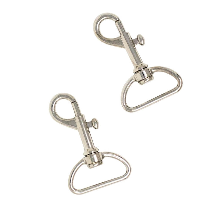 Set aus 2 Karabinerhaken für Schlüsselanhänger
