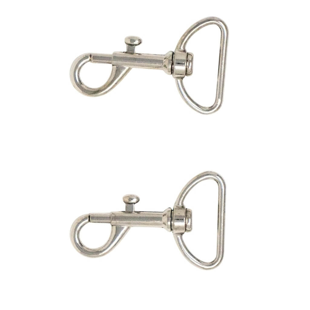Set aus 2 Karabinerhaken für Schlüsselanhänger