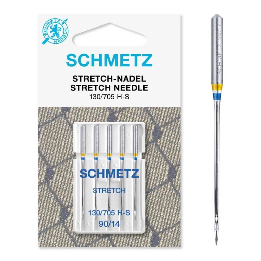 Schmetz 90/14 Schmetz Nähmaschinennadeln Stretch 130/705 H-S Lieblingsgarn