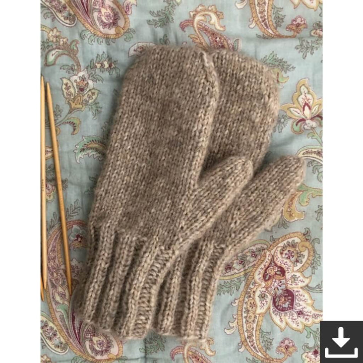 CaMaRose Pattern Schnee Fäustlinge Strickanleitung - CaMaRose (PDF) Lieblingsgarn
