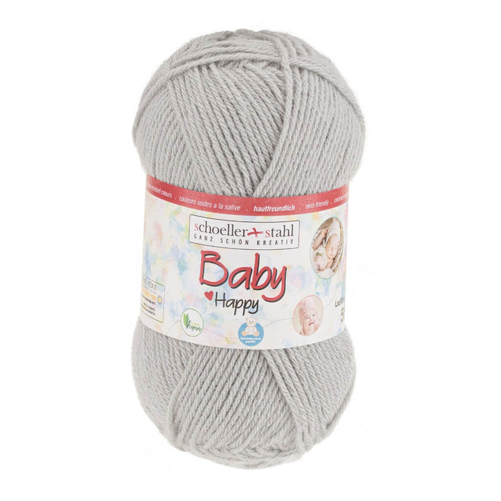 Schoeller + Stahl 7 - Hellgrau Schoeller+Stahl Baby Happy 50g Lieblingsgarn