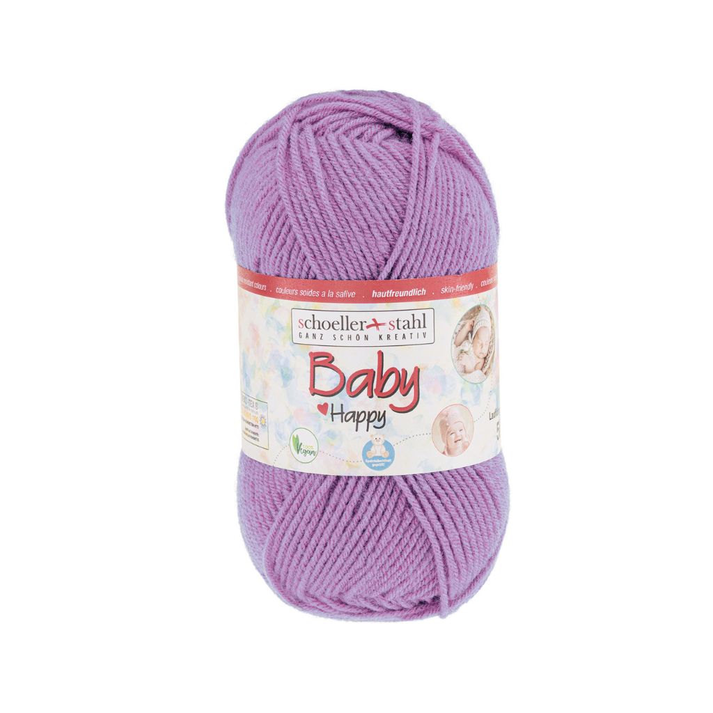 Schoeller + Stahl 19 - Flieder Schoeller+Stahl Baby Happy 50g Lieblingsgarn
