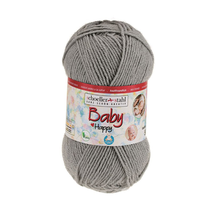 Schoeller + Stahl 20 - Mittelgrau Schoeller+Stahl Baby Happy 50g Lieblingsgarn