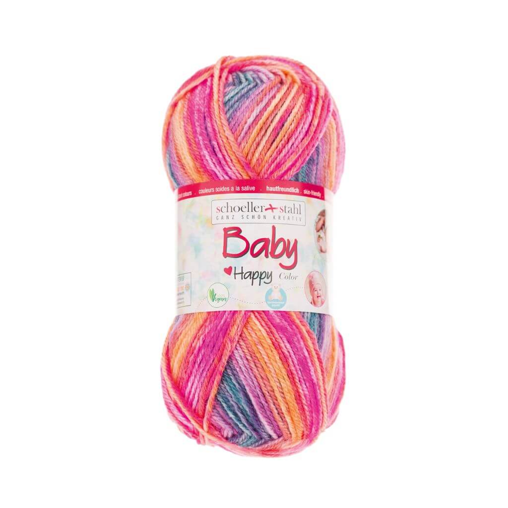Schoeller + Stahl 119 - Tausendschoen Schoeller+Stahl Baby Happy Color 50g Lieblingsgarn