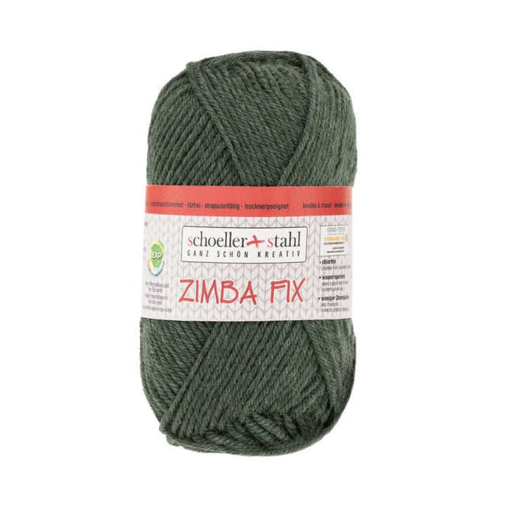 Schoeller + Stahl 1007 - Grün Meliert Schoeller + Stahl Zimba Fix Exp 50G Lieblingsgarn