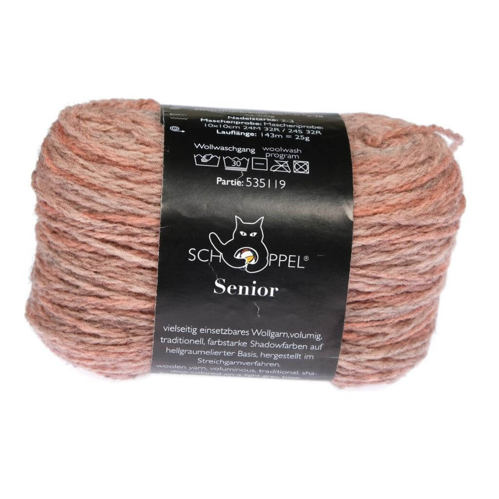 Schoppel Wolle 2611 - Lachs Inspiration Dibadu Schoppel Wolle Senior Lieblingsgarn