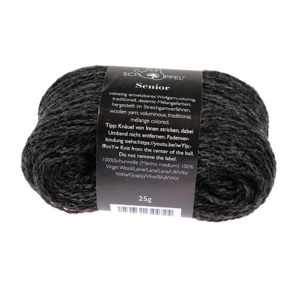 Schoppel Wolle 9755 - Grau-melange-Anthrazit Schoppel Wolle Senior Lieblingsgarn
