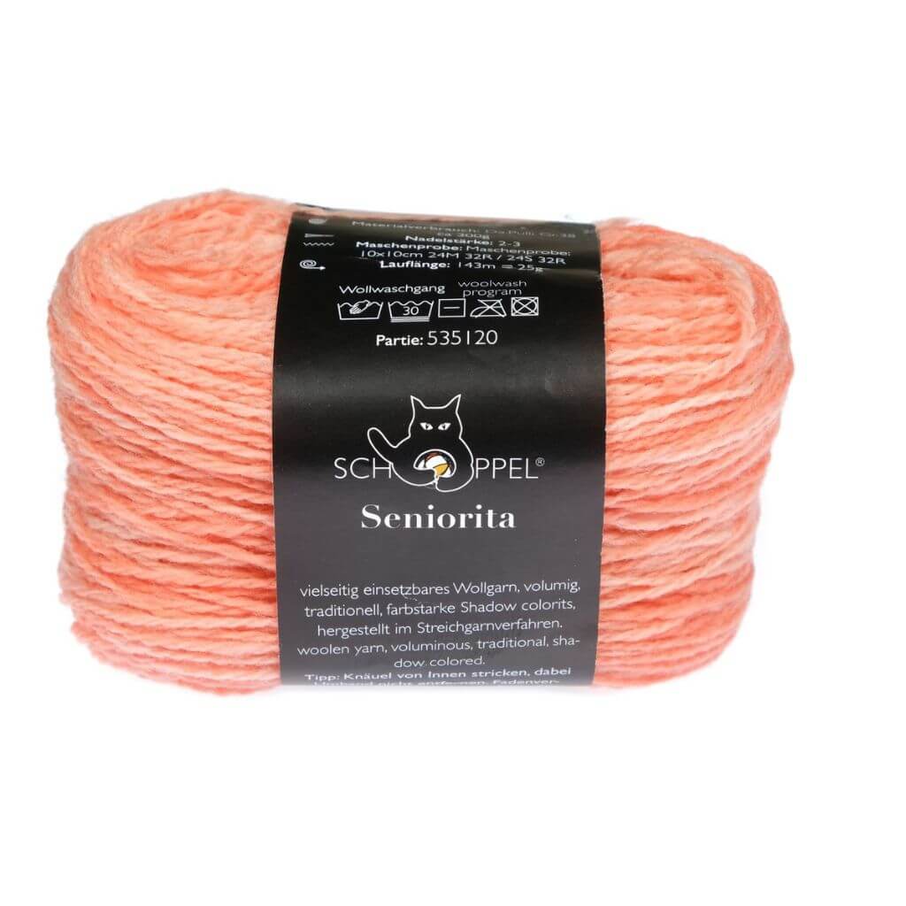 Schoppel Wolle 2611 - Lachs Inspiration Dibadu Schoppel Wolle Seniorita Lieblingsgarn