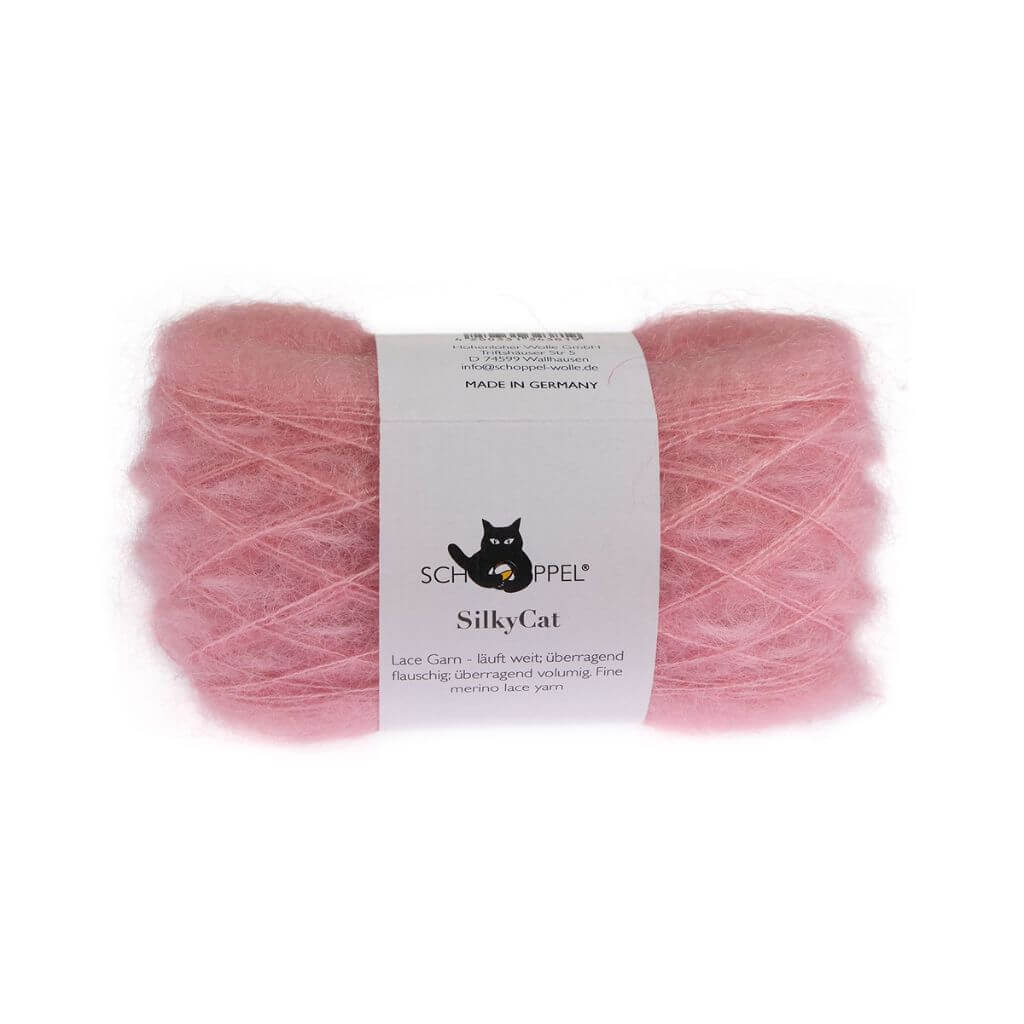 Schoppel Wolle 1220 - Rosé Schoppel Wolle SilkyCat Lieblingsgarn