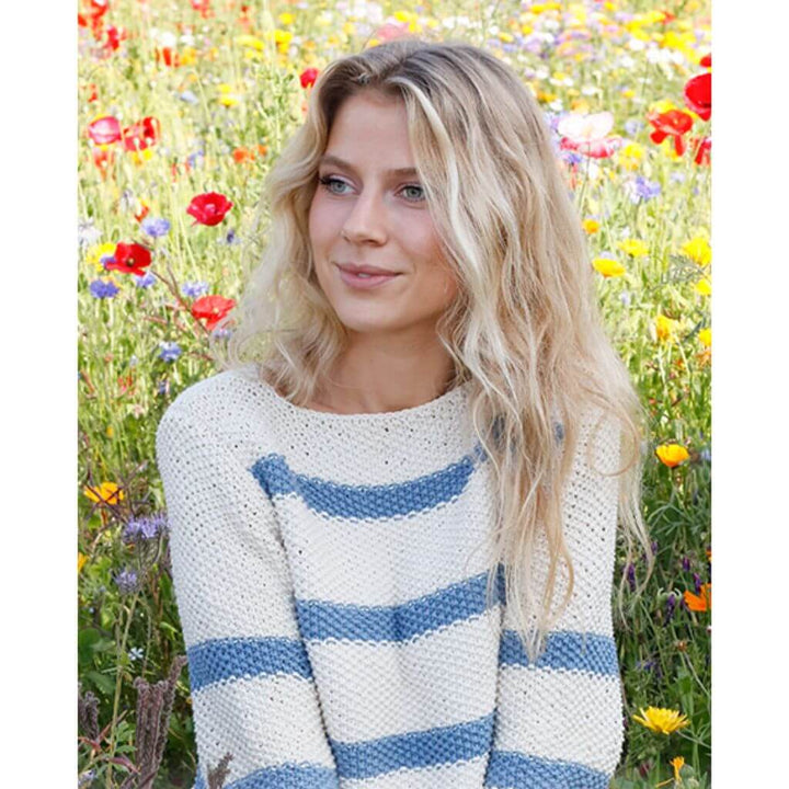 Drops Design Pattern Sea Bird Sweater Strickset - Drops (PDF) Lieblingsgarn