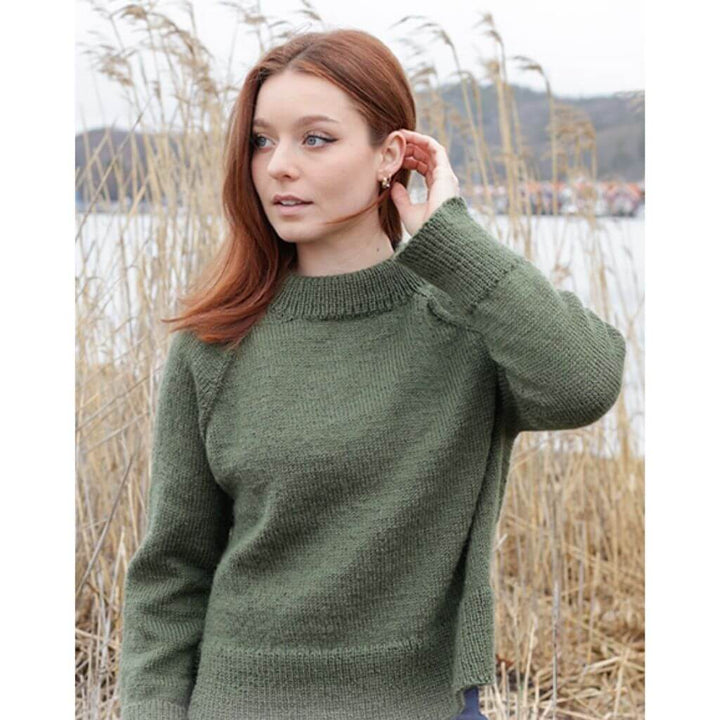 Drops Design Pattern Damen Pullover Sea Maiden Sweater Strickanleitung - Drops (PDF) Lieblingsgarn