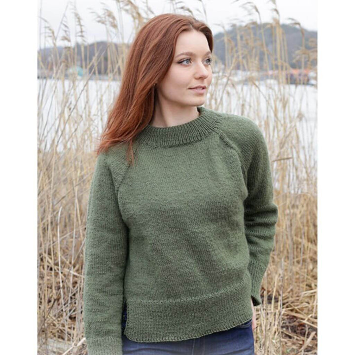 Drops Damen Pullover Sea Maiden Sweater Strickanleitung - Drops (PDF) Lieblingsgarn