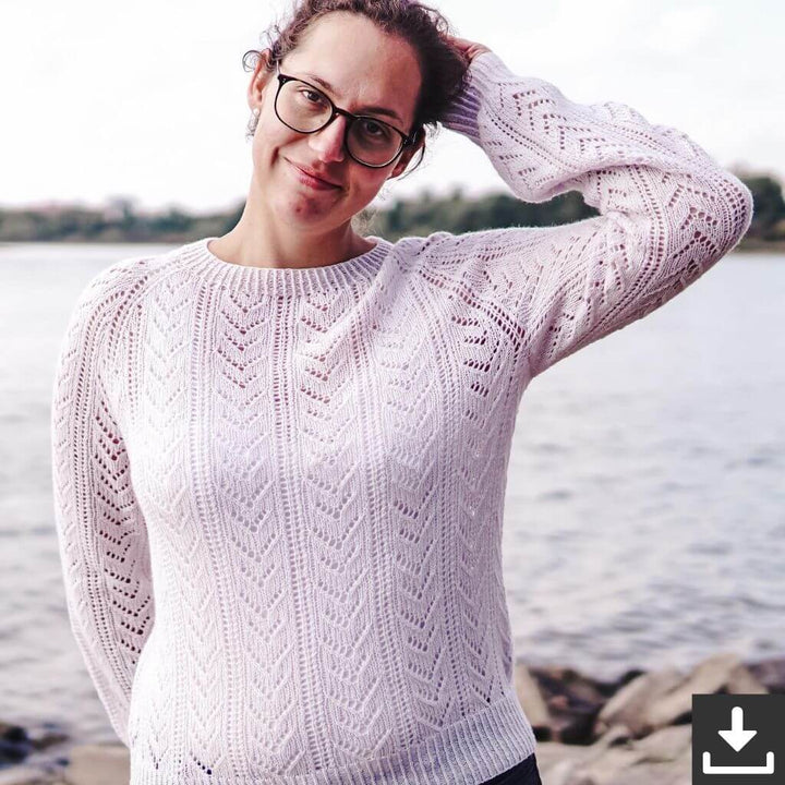 Carolin Balmes Serenas Lacesweater Strickanleitung - Carolin Balmes (PDF) Lieblingsgarn