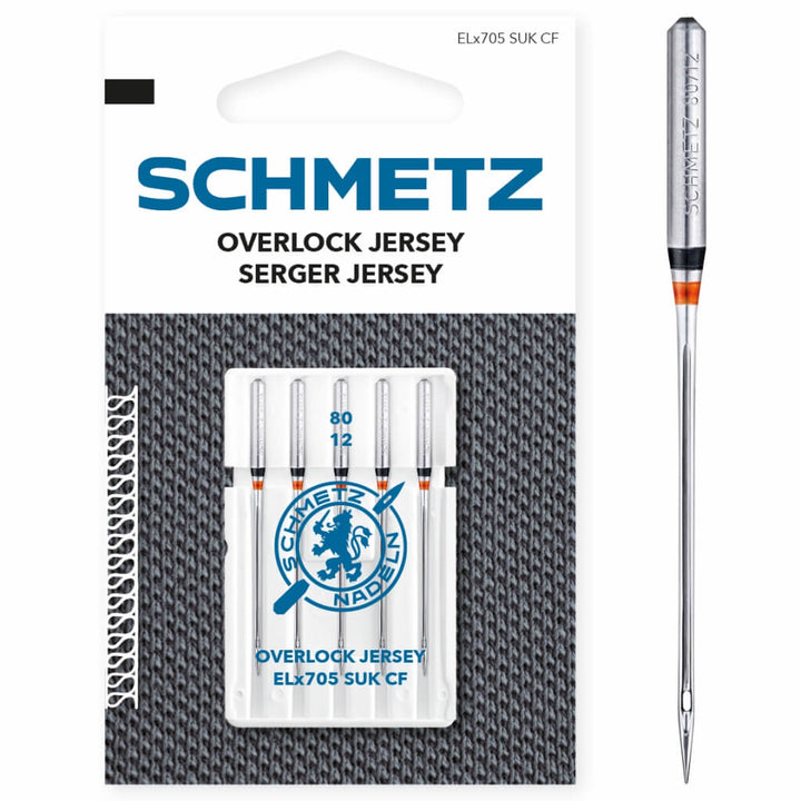 Schmetz 80 Schmetz Overlock Jersey-Nadeln ELx705 SUK CF Lieblingsgarn