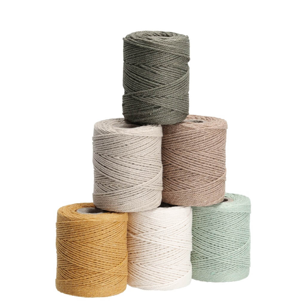 Filani Lieblingsgarn - Natur Set aus 6 x Premium Garn 1 mm