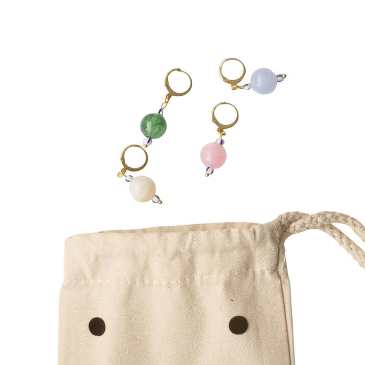ohliske Maschenmarkierer Set Perlen – 4er Set