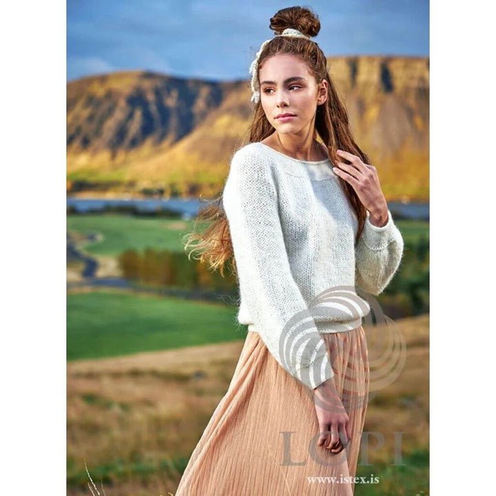 Pullover Saga án fléttu Strickanleitung - Lopi (PDF)