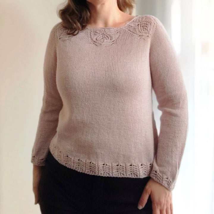 Shirt Roselle Bloom Tee Strickanleitung - Miene Knits (PDF)