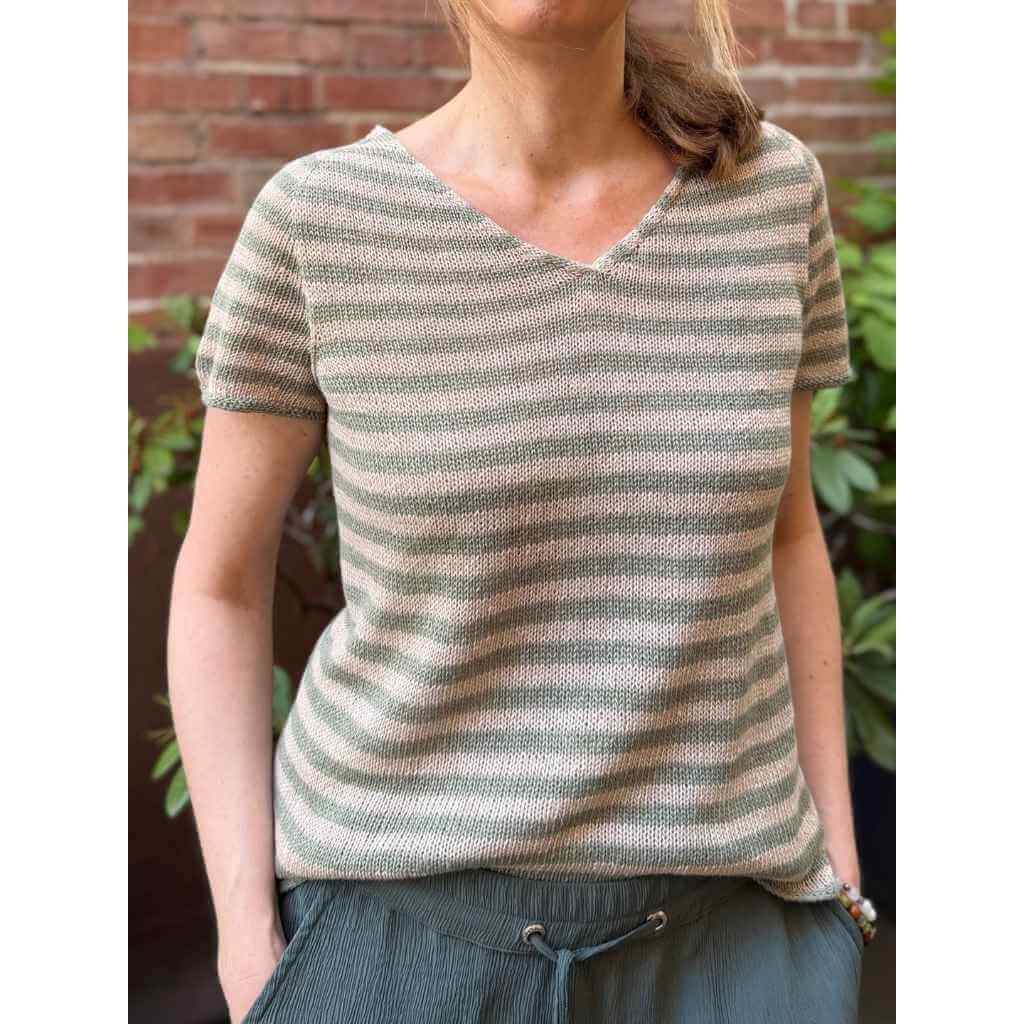 Christina Körber-Reith Shirt Stripy Linen Tee Strickanleitung - Christina Koerber-Reith (PDF) – Bild 2 bei Lieblingsgarn