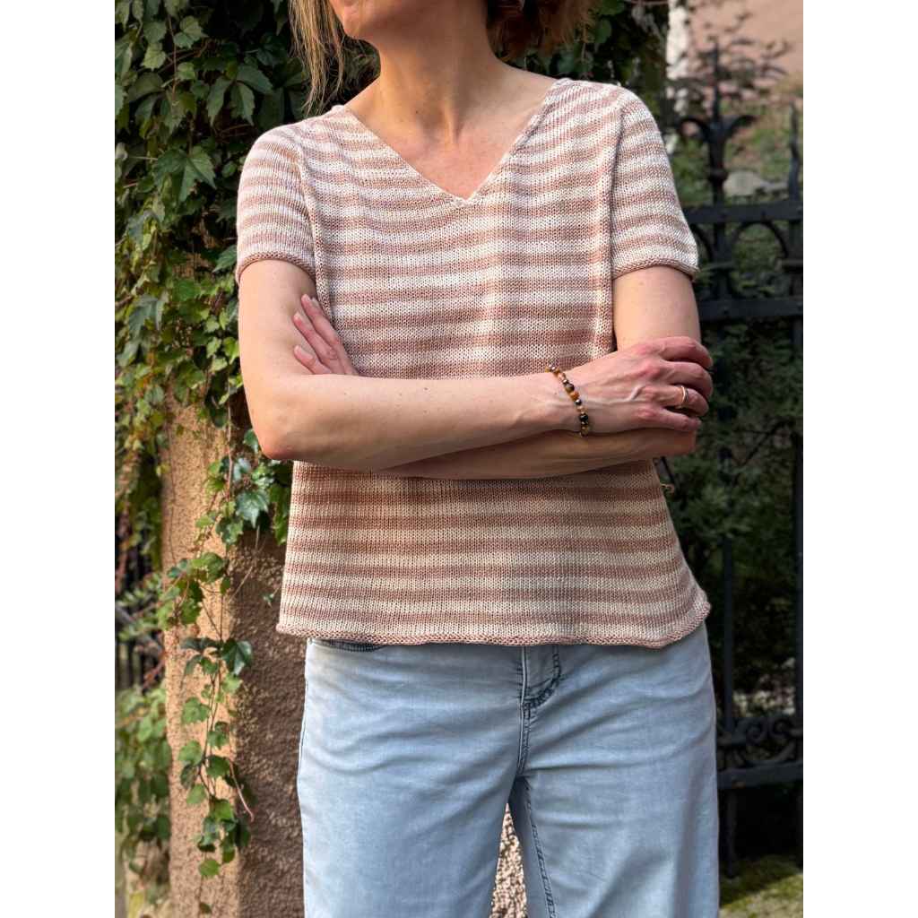Christina Körber-Reith Shirt Stripy Linen Tee Strickanleitung - Christina Koerber-Reith (PDF) – Bild 3 bei Lieblingsgarn