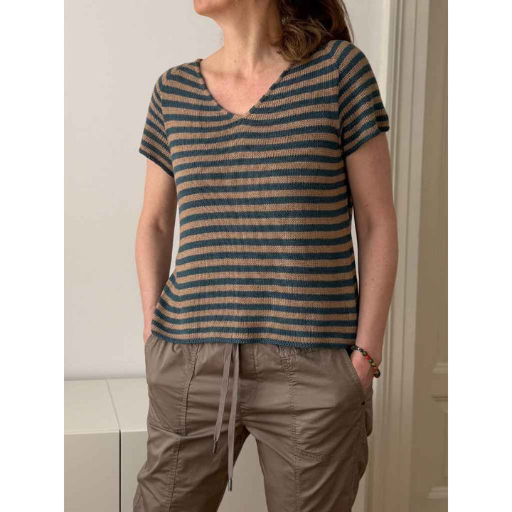 Christina Körber-Reith Shirt Stripy Linen Tee Strickanleitung - Christina Koerber-Reith (PDF) – Bild 4 bei Lieblingsgarn
