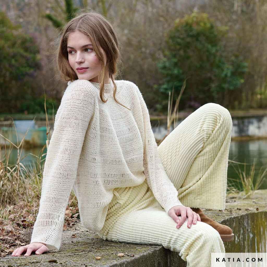 Pullover Atenea Häkelanleitung - Katia (Heft)