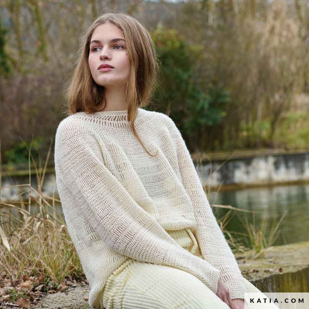 Pullover Atenea Häkelanleitung - Katia (Heft)