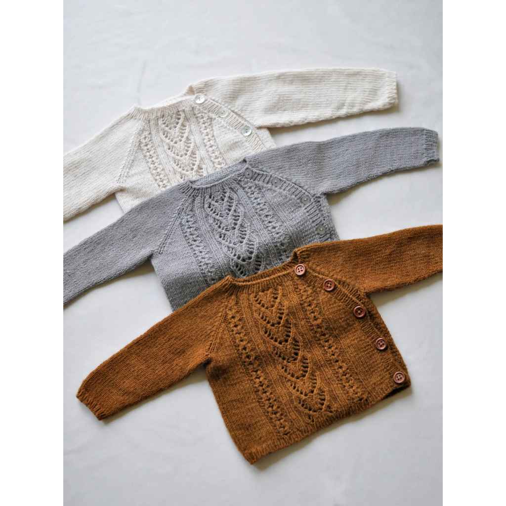 Bladranke Jacke Strickanleitung - Yndestrikk (PDF)