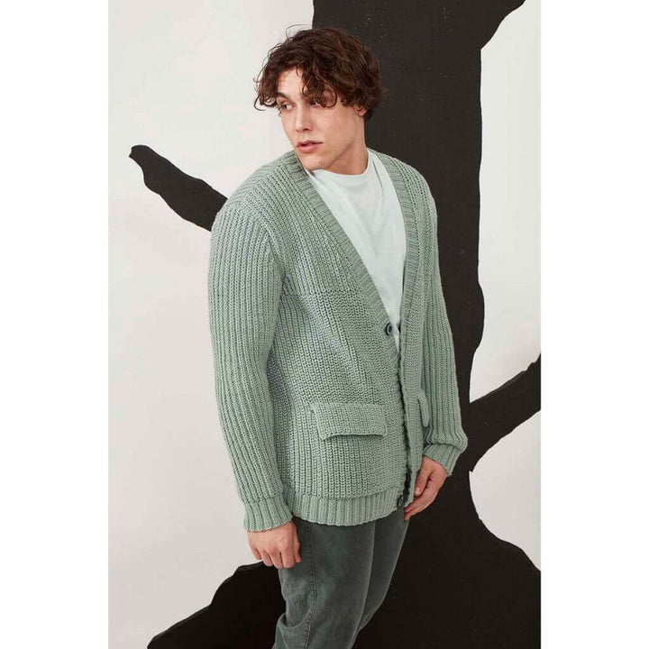 Herrencardigan Strickanleitung - LangYarns (PDF)