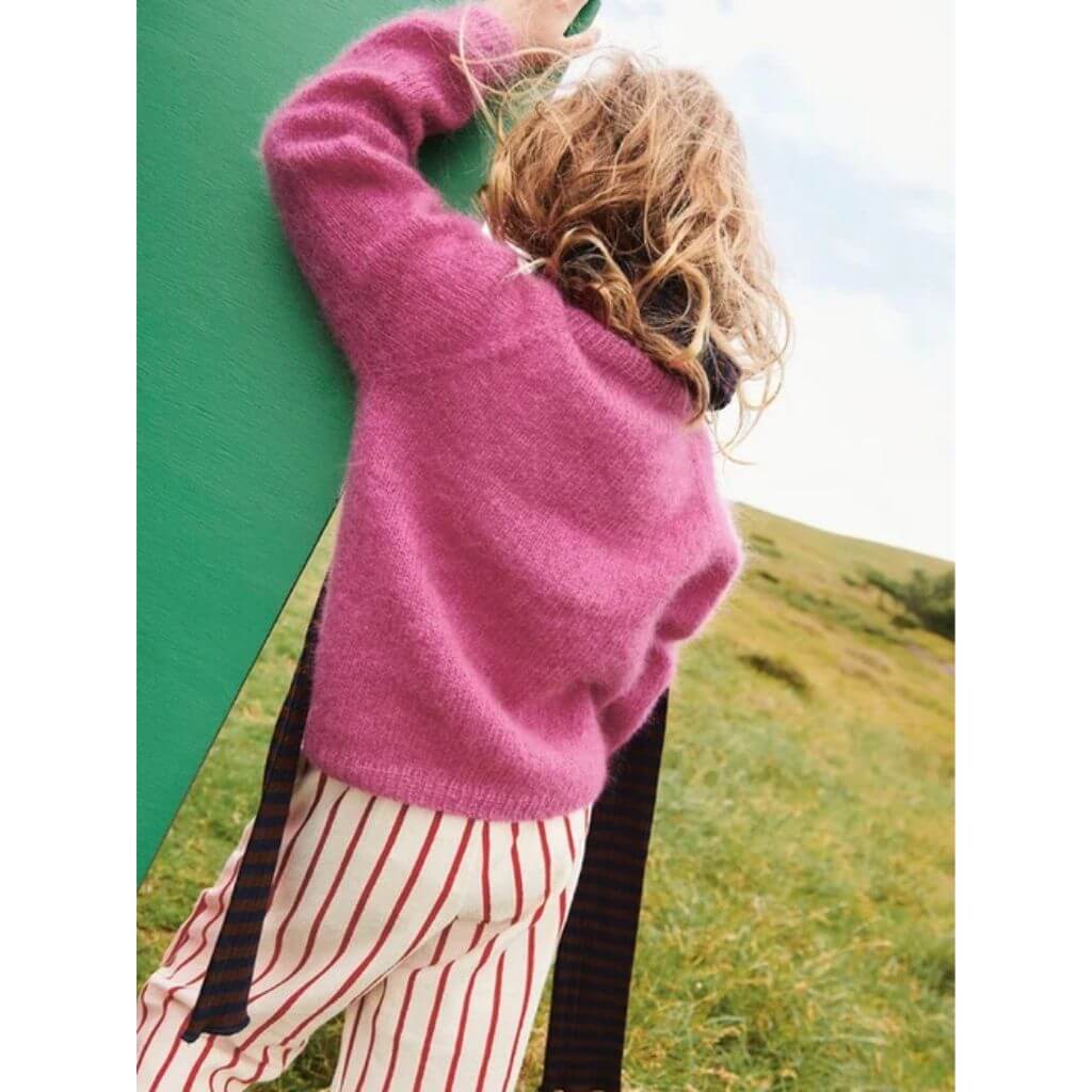 Debutant Sweater Silk Mohair Strickanleitung - Sandnes Garn (PDF)