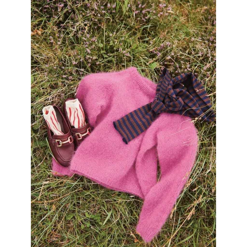 Debutant Sweater Silk Mohair Strickanleitung - Sandnes Garn (PDF)